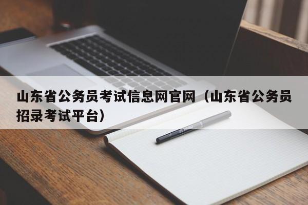 山东省公务员考试信息网官网（山东省公务员招录考试平台）