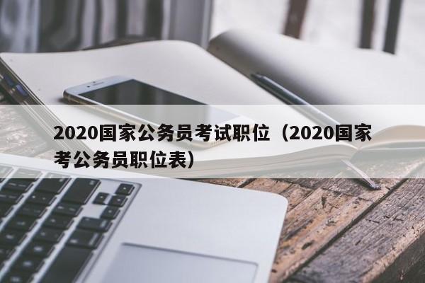 2020国家公务员考试职位（2020国家考公务员职位表）