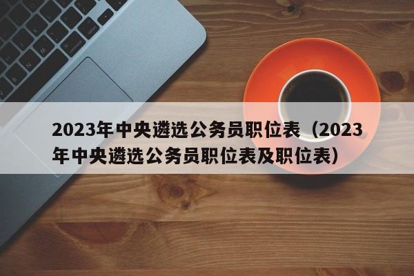 2023年中央遴选公务员职位表（2023年中央遴选公务员职位表及职位表）