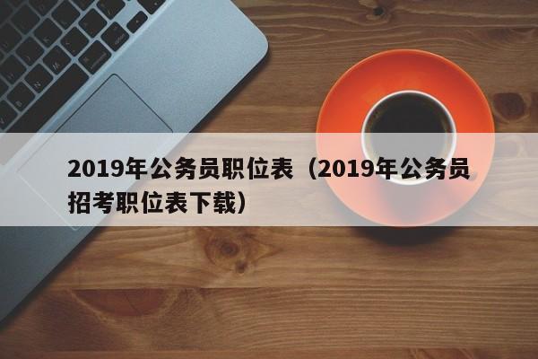 2019年公务员职位表（2019年公务员招考职位表下载）